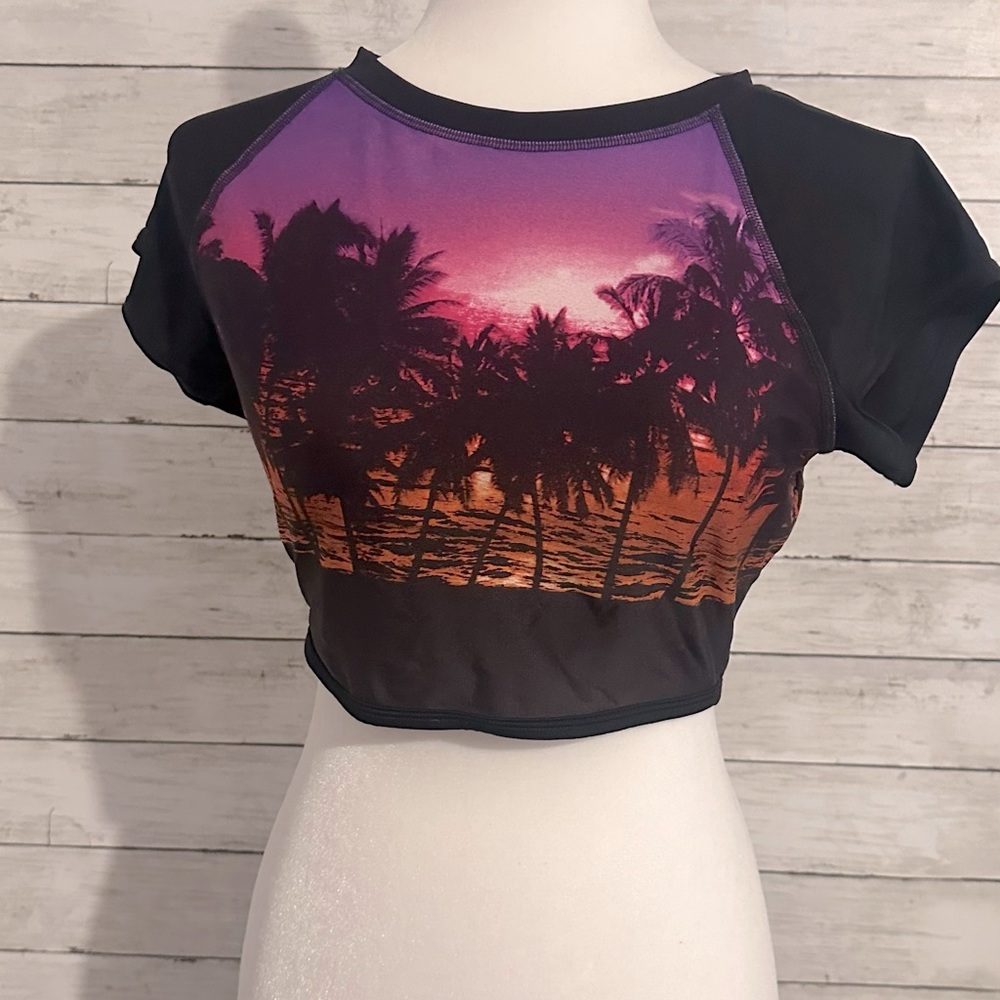 Roxy Cropped Swimming Shirt